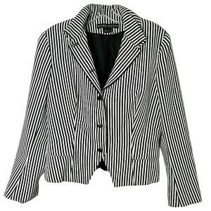 RALPH LAUREN Vintage Black Label Striped Blazer